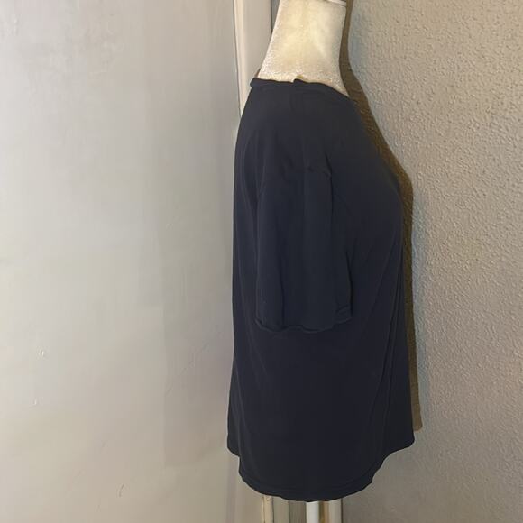 True Religion Blue Short Sleeve Crewneck Tee L Unisex Classic Preppy Nautical - Picture 3 of 8